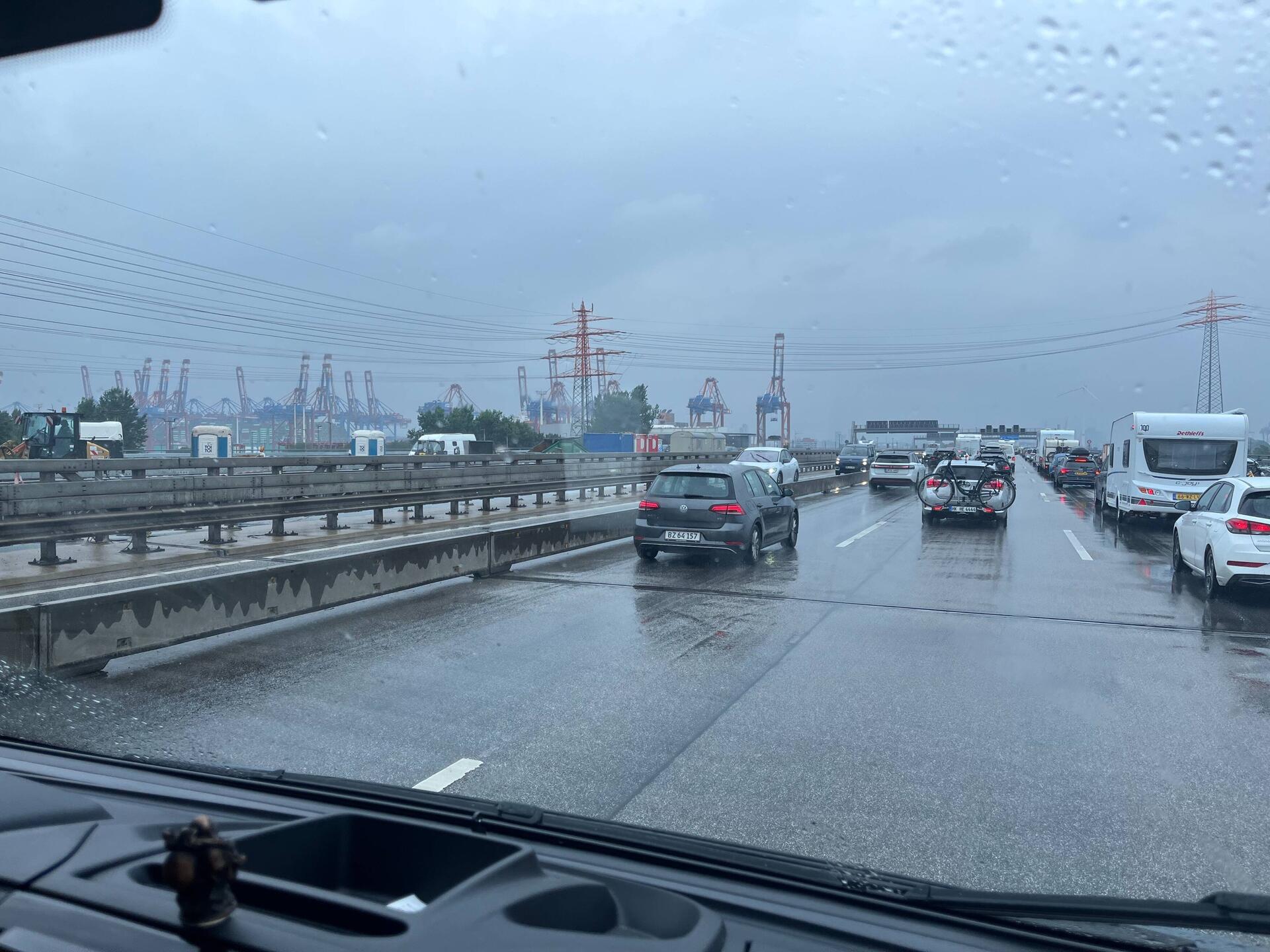 Maybe not the best view of Hamburg