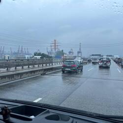 Maybe not the best view of Hamburg