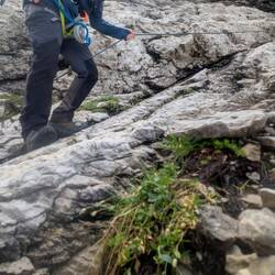 Für mich beginnt jetzt der Klettersteig mit Schwierigkeit C.