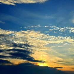 Schöne Wolkenbilder