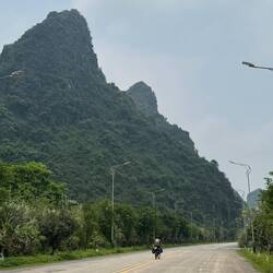 Nearing Tam Chuc we had the whole road to ourselves.