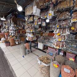 Lots of fish stalls
