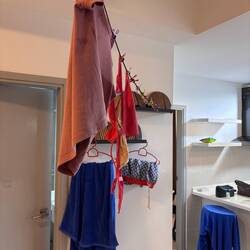 Millen's bday gift to me - a handy washing line!