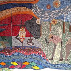Mural walk in Ingham.