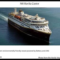 We'll be making the Norwegian coastal journey on m/s Havila Castor.