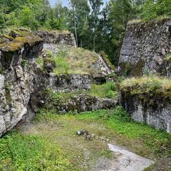 Gesprengte Bunkeranlage