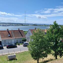 Blick zum Jachthafen
