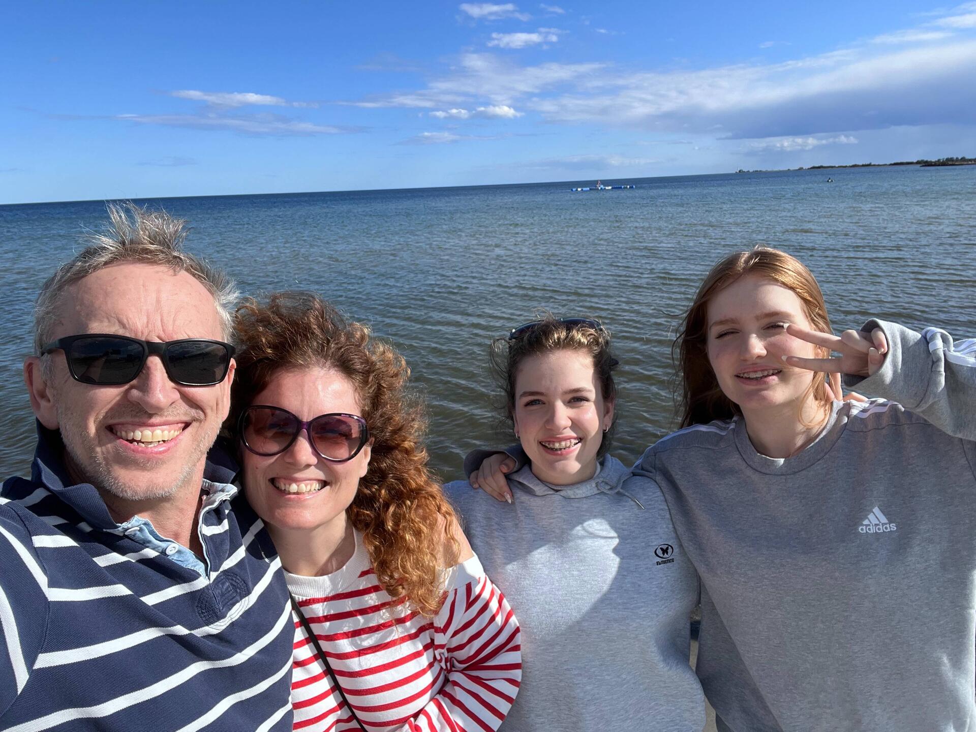 First selfie of the trip