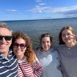 First selfie of the trip