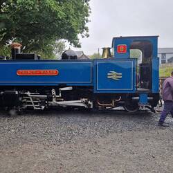 Prince of Wales steam locomotive that had been pulling my train from Aberystwyth to Devil's bridge