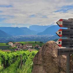Im Hintergrund die Santner Spitze an der Seiser Alm