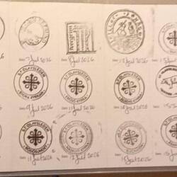 My completed Pilgrim Passport