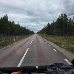 Schwedens Wälder, sehr abwechslungsreich beim fahren. Heute etwas über 300 km fast nur Wald