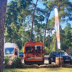 Parkplatz am Surf-Strand