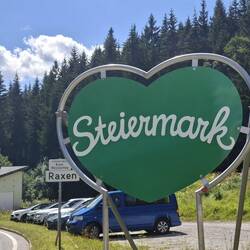An der Grenze zur Steiermark waren wir heute auch kurz