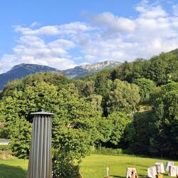 ...mit tollem Ausblick ⛰️