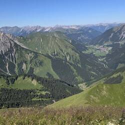 Aussicht in Richtung unserer weiteren Tour