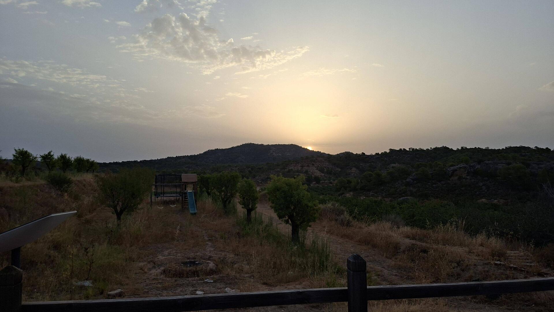 First sunrise at Finca Las Très Estrellas