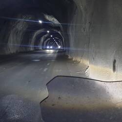 Der Tunnel zum Tiefenbachferner