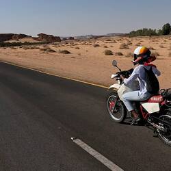 Riding freely with no luggage