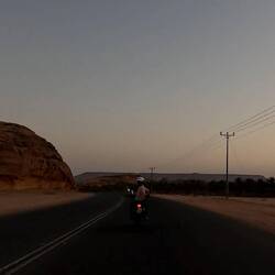 Finishing with a refreshing Maghreb ride