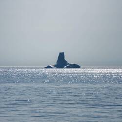 Pointy icebergs.