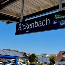 wie schon gewohnt startet die Reise an dem kleinen Bahnhof in Bickenbach