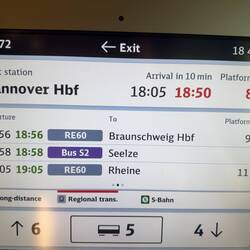 dann doch wieder 45 Minuten Verspätung