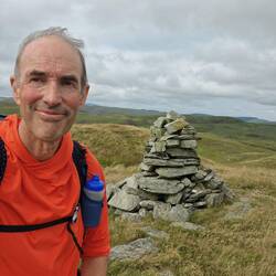 Top of Domen Milwyn. The highest point of the day.