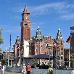 Markant: das Rathaus von Helsingborg