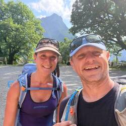 16.30 - angekommen auf der Hütte 🏃‍♀️🏃