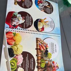 Jess could only read the menu sideways