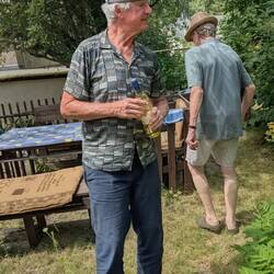 Thomas und Rolf bei der Arbeit