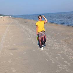 ..und schon sind wir am Strand vorn Jurmala