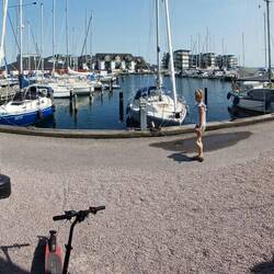 Panorama Bild von Hafen