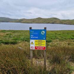 Llyn Egnant safety warning