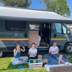Lunch by the 'lake'