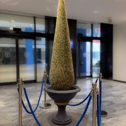 In the lobby outside MuNe ... at the FAO HQ — Roma.