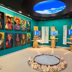 The "Hope" room offers Indigenous Peoples a platform to share their stories on their own terms.