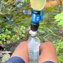 Anschliessend habe ich meine Füsse lange im kalten Fluss gebadet.