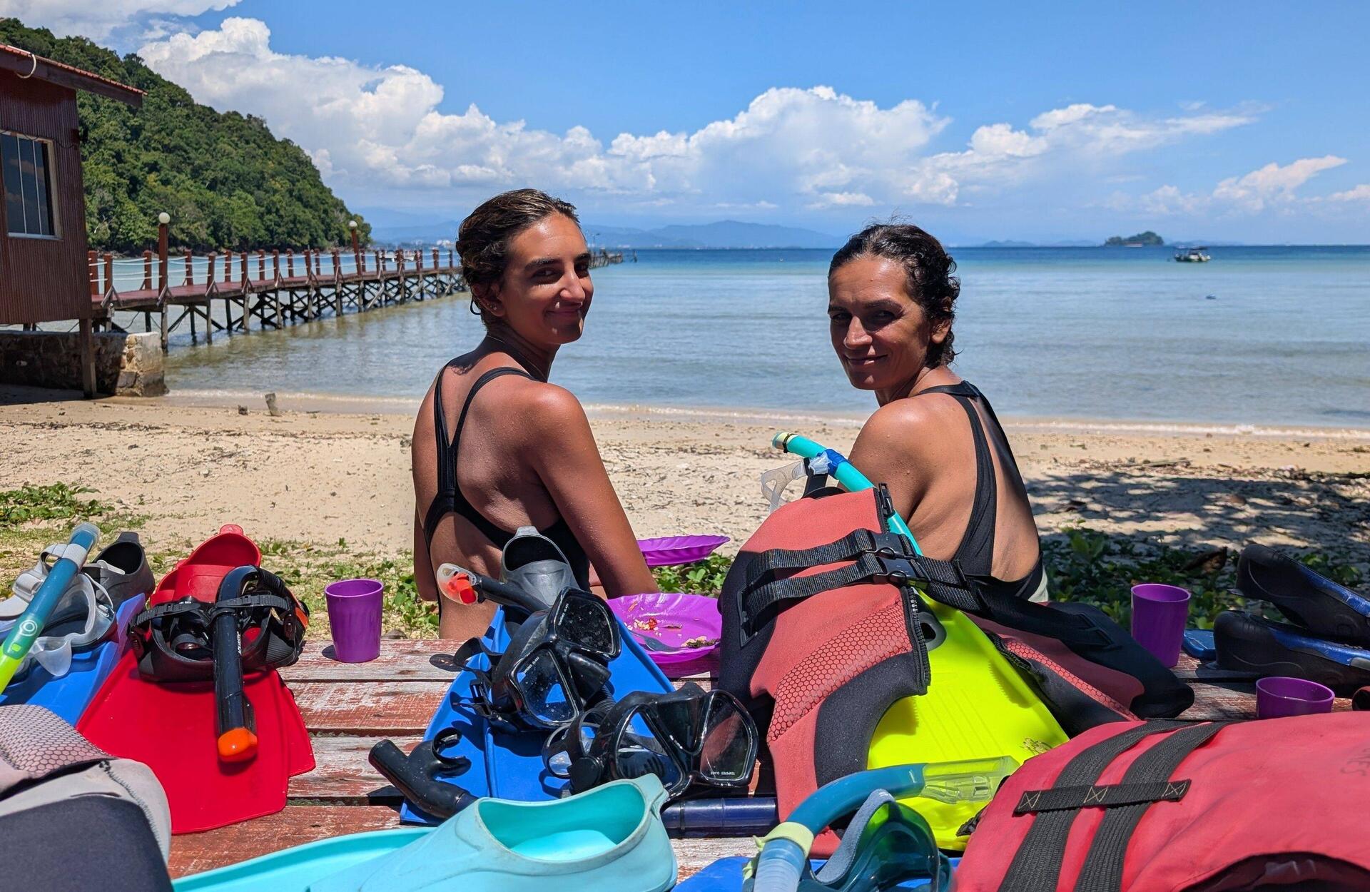 Post dive chilling