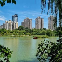 Spaziergang im Xingqinggong Park ...