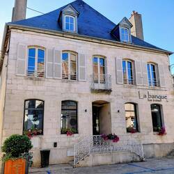 La Banque, a wine bar just across the road from us