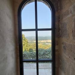 View from the staircase on the way up the 193 stairs