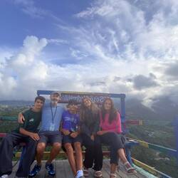 At the top!