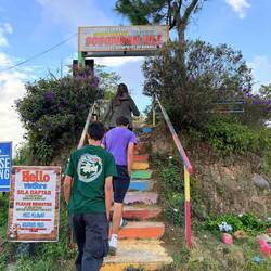 Up we go to the viewpoint