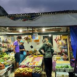 Stopped to get some fruit from the local market