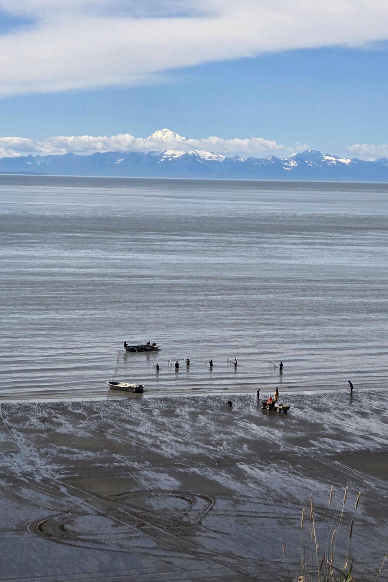 Nördlich von Kenai City auf die Alaska Range