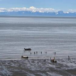Nördlich von Kenai City auf die Alaska Range