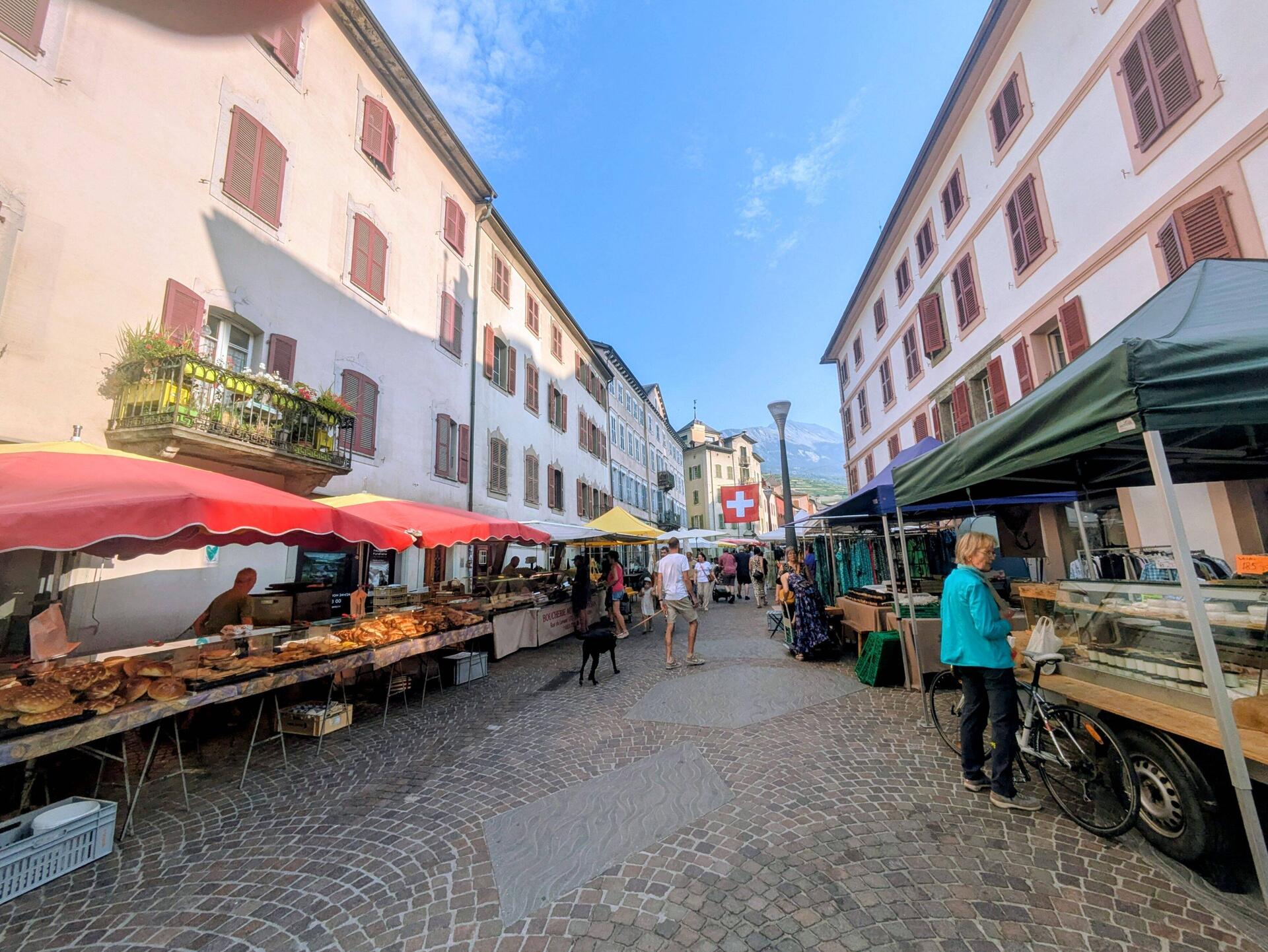 Marché d'été, Sion
